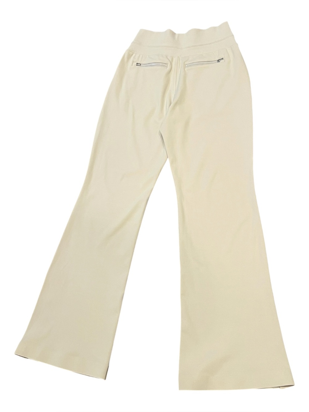 Athleta Venice Cream Flare Leg Performance Pants Size XS Side Slits - Picture 2 of 15